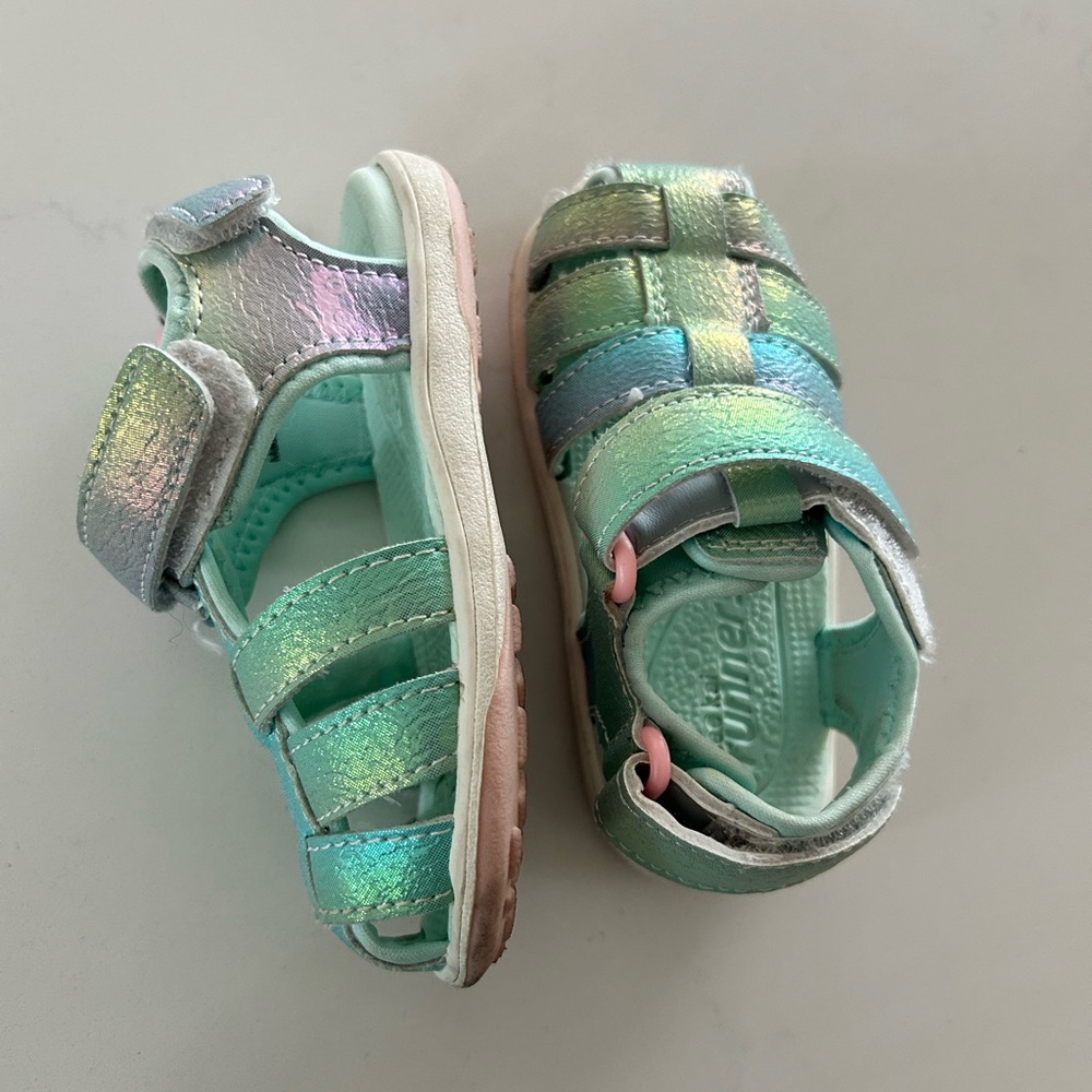 See Kai Run Iridescent Kids Sandals